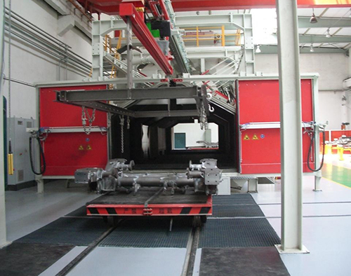 吊钩式转向架抛丸机